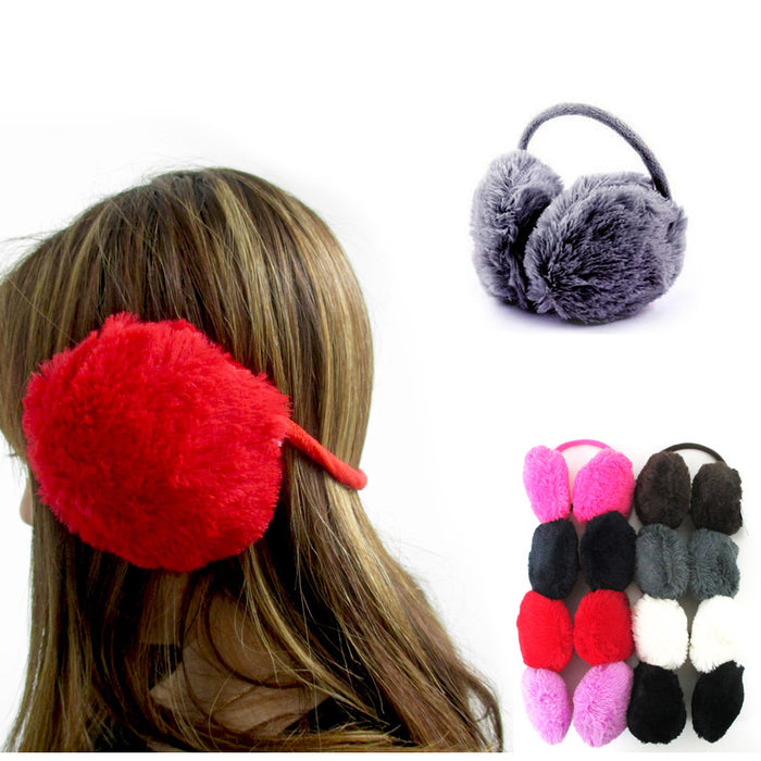 Women's Faux Fur Ear Muffs Warmer Plush Band Earmuffs Earlap 8 Colors Winter