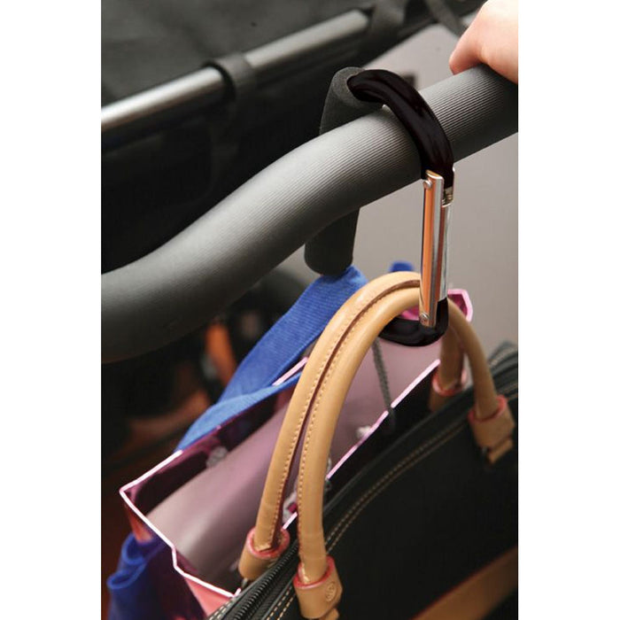 4 PC Baby Stroller Hooks Wheelchair Pram Carriage Bag Hanger Clips Accessories