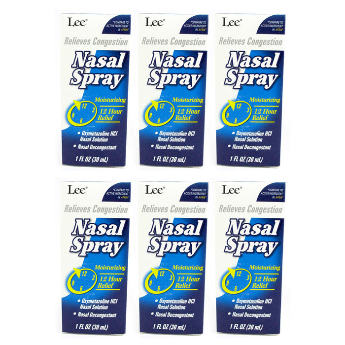 6 Moisturizing Nasal Spray Ease 12 Hour Relief Allergy Sinus Maximum Strength