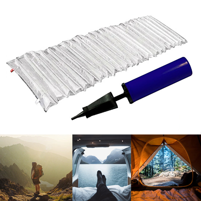 Self Inflating Air Mattress Outdoor Camping Tent Sleeping Bed Hiking Pad W/ Pump
