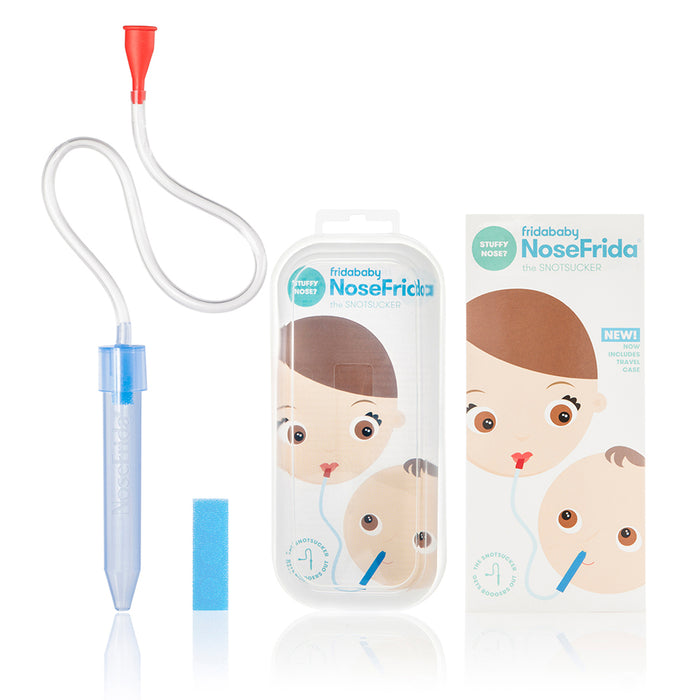 NoseFrida Nasal ASpirator Snotsucker Baby Infant Clean Suction Mucus Travel Case