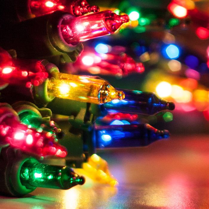 100 Multicolor Christmas Holiday Mini Lights Indoor Outdoor Holiday String Light