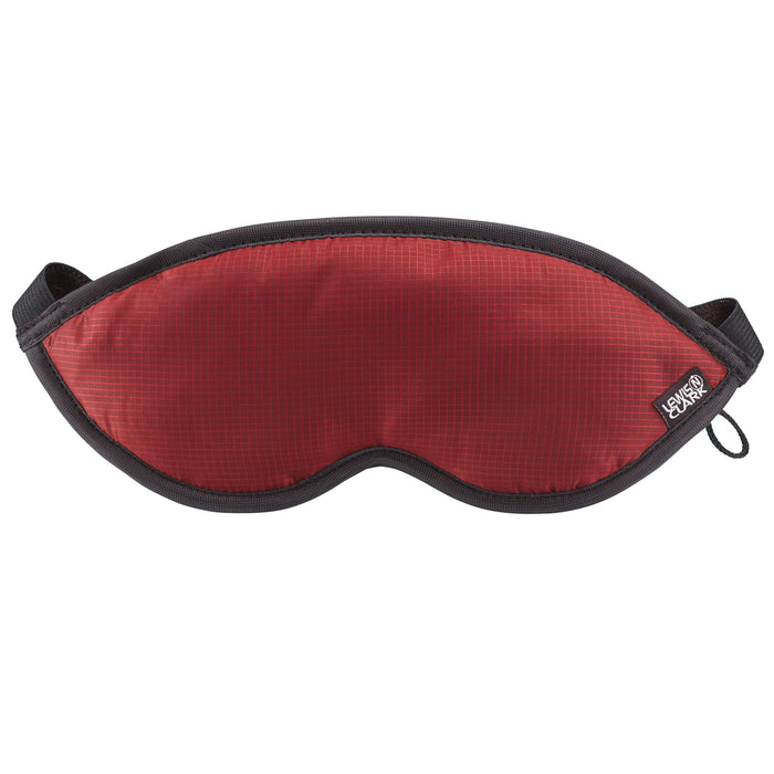 Lewis N Clark Eye Mask Sleep Travel Shade Blindfold Cover Rest Soft Care Red !
