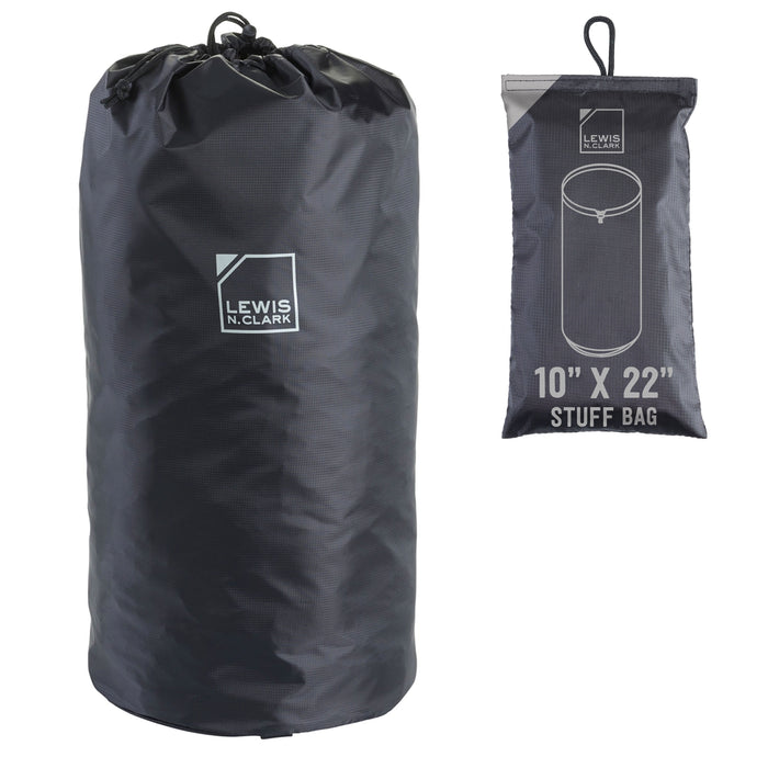 1 Large Stuff Sack Camping Sleeping Drawstring Bag Gear Storage Gym Tote Travel