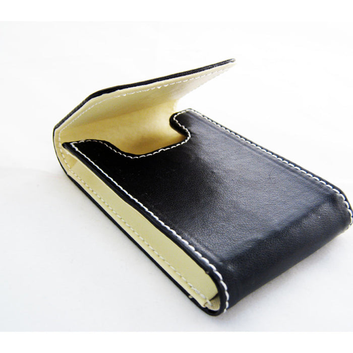 New Black Leather Business Card Holder ID Credit Case Wallet Pocket Bag Pouch