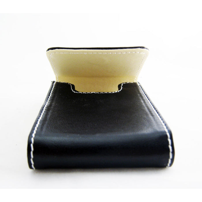 New Black Leather Business Card Holder ID Credit Case Wallet Pocket Bag Pouch