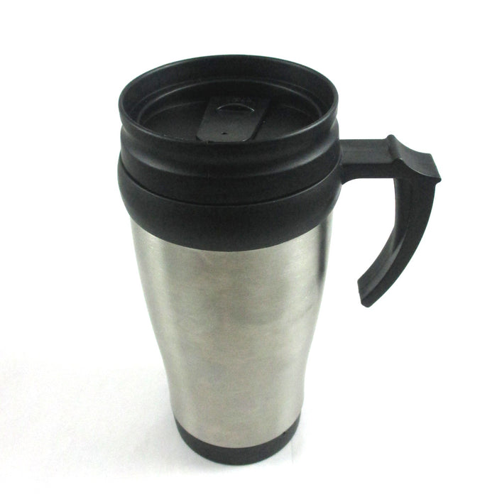 Stainless Steel Insulated Double Wall Travel Coffee Mug Cup 14 Oz Thermo Tea !!