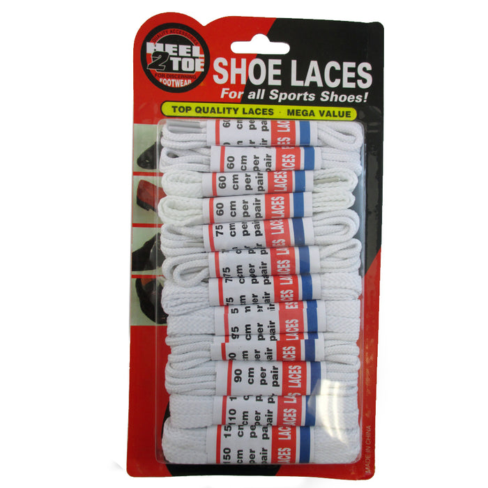 Shoelaces 60 75 90 110 150 cm 12 Pair Athletic Sneaker Shoe Lace Strings Sneaker