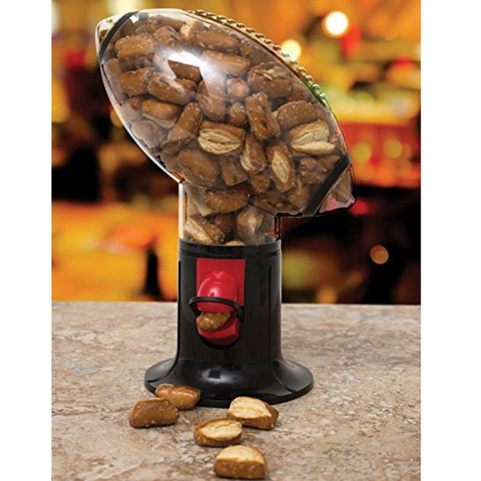 1 Football Snack Dispenser Peanut Gumball Candy Game Room Decor Man Cave Machine