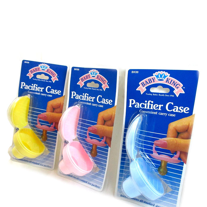 3 X Pacifier Case Portable Baby Boy Girl Infant Cradle Holder Storage Travel Box