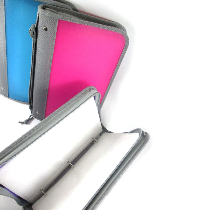 2 Pc CD Case Organizer Portable DVD Discs Wallet Holder Bag Album Media Storage