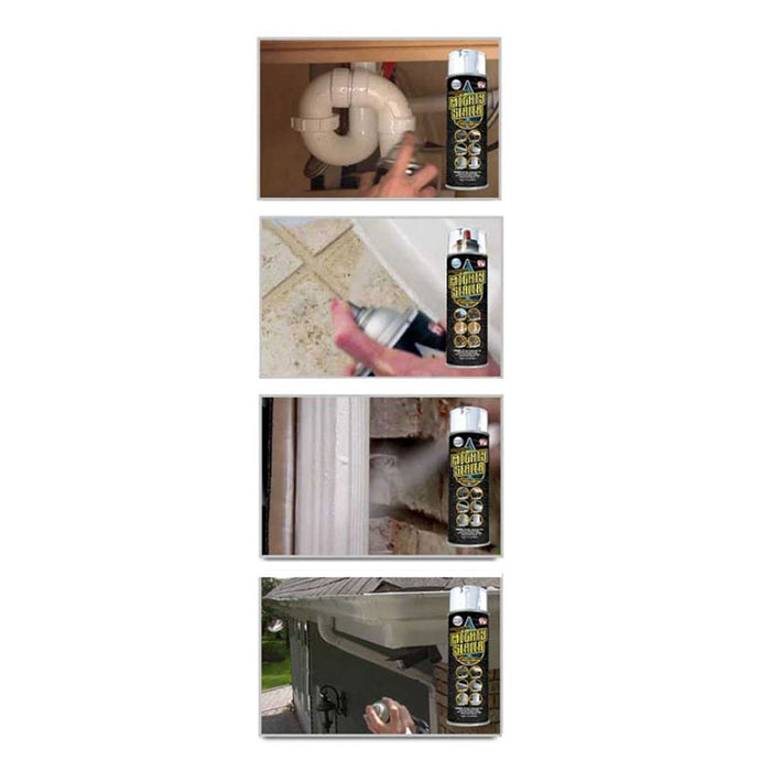 2 Pc Original Mighty Sealer Flexible Rubber Coating Sealant 15oz Spray Can White