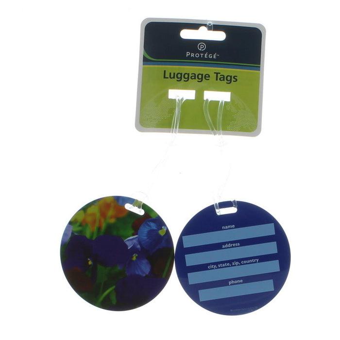 4 Pc Travel Luggage Bag Tag Plastic Suitcase Baggage Backpack Label Design Gift