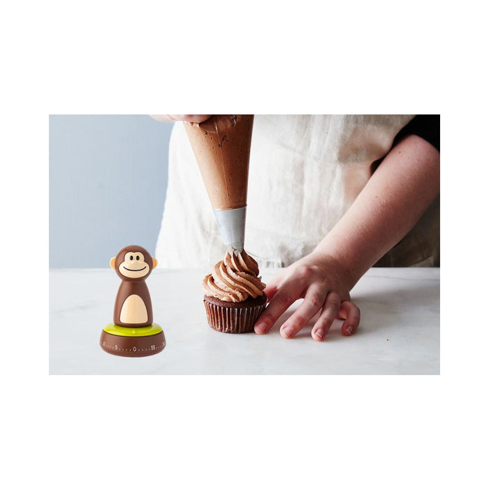 Joie Monkey Kitchen Timer 60 Minute Cook Time Mechanical Count Down Egg Cooking