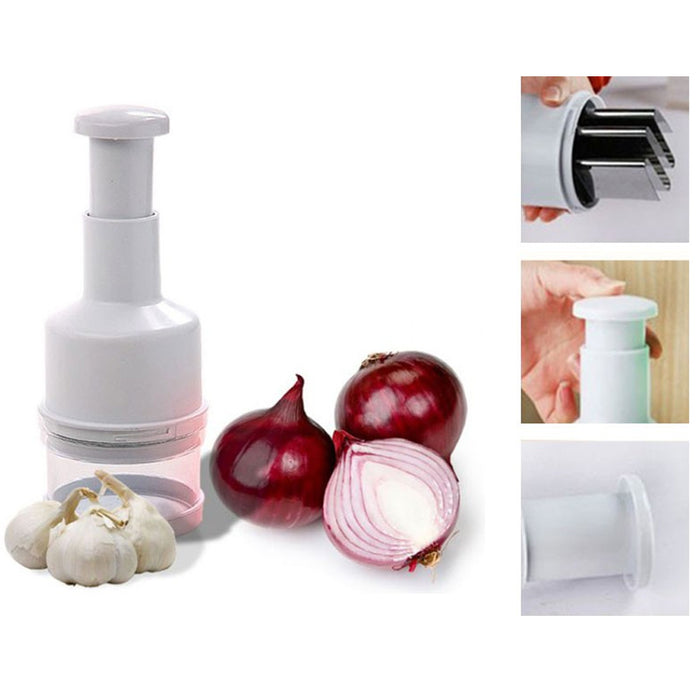 Food Chopper Cutter Slicer Peeler Dicer Pressing Vegetable Garlic Onion Kitchen