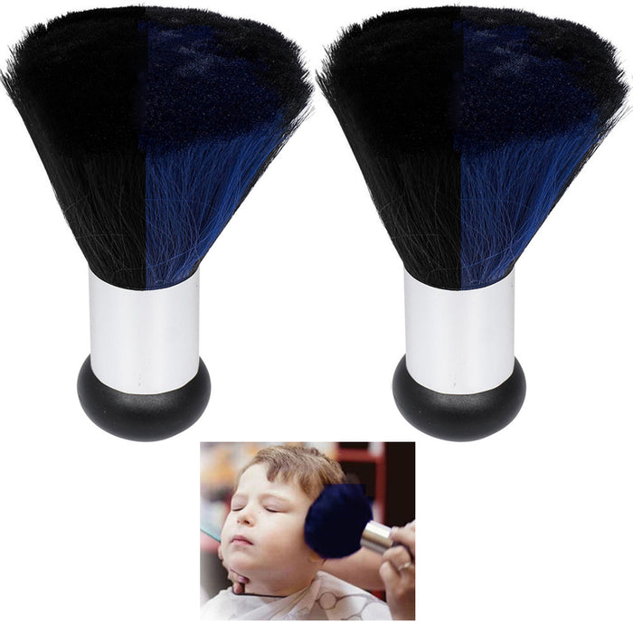 2x Neck Duster Brush for Salon Stylist Barber Hair Cutting Body Make Up Cosmetic