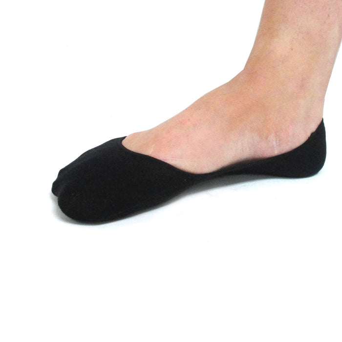 6 Pairs Black Womens Ladies No Show Foot Cover Footies Liner Low Cut Socks