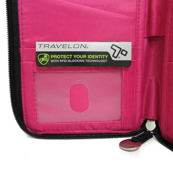 Family Passport Holder RFID Blocking ID Travel Wallet Organizer Case Travelon US