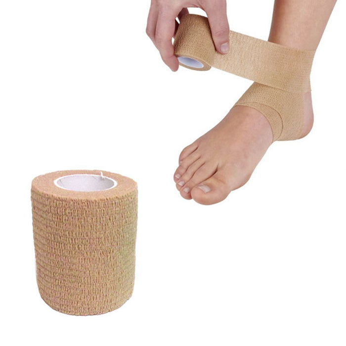 3Pc Self Adhering Bandages 3in x 2yd Sports Stretch Wrap Adherent Tape First Aid