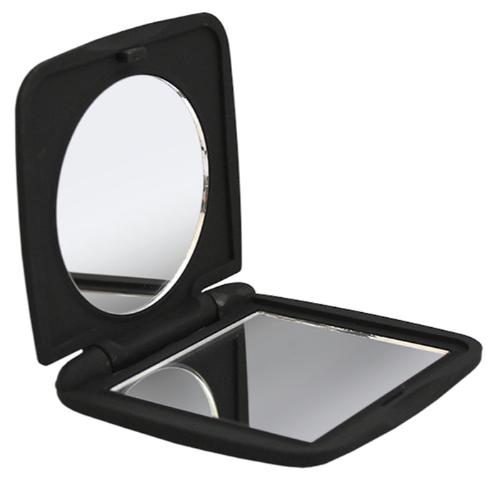 Lot of 2 Compact Hand Mirror Cosmetic Portable Folding Makeup Magnifying Square