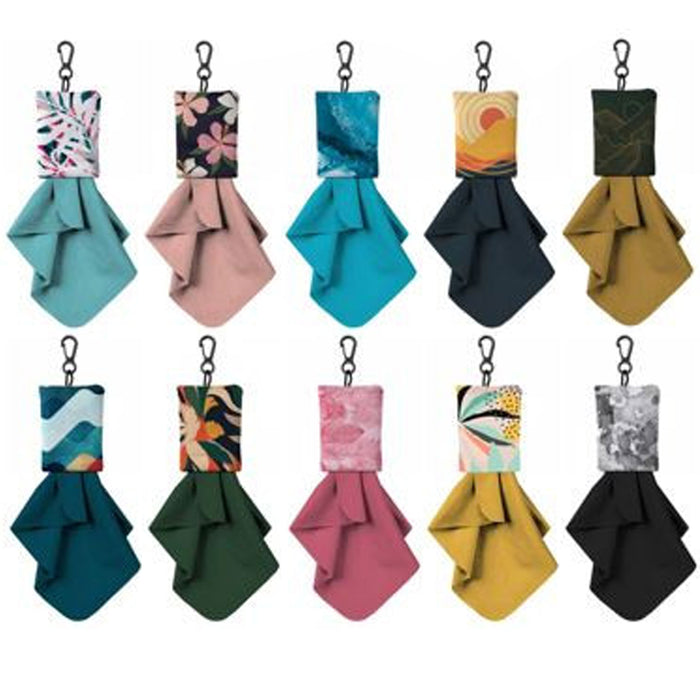 1 Pc Keychain Microfiber Phone Screen Camera Lens Glasses Cleaning Cloth Square