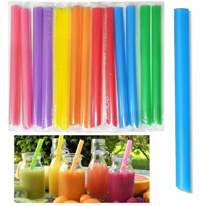 500 Extra Wide Jumbo Straws Boba Bubble Tea Drinking Smoothie  Milkshake Slushy