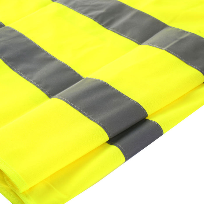 6 Pack High Visibility Reflective Safety Vest Strip School Construction Traffic