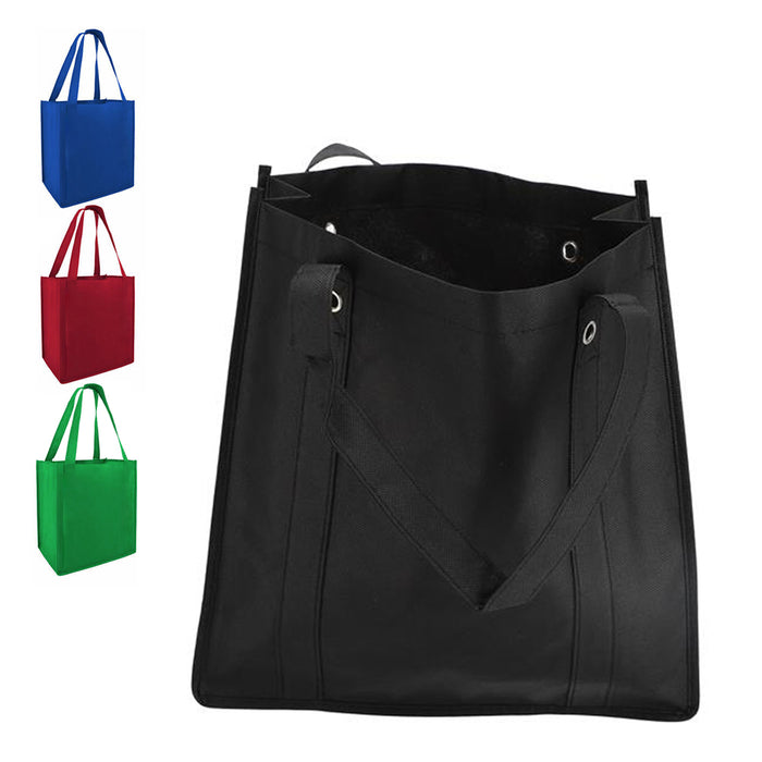 6 Pc Reusable Shopping Bag Grocery Tote Laundry Bags Eco Friendly Foldable Large