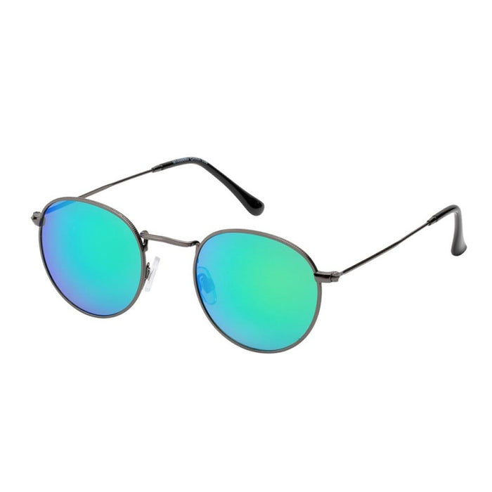 1 Round Sunglasses Shades Metal Vintage Mirror Hippie Lens — Color Retro AllTopBargains