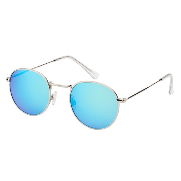 2 Round Sunglasses Classic Retro Vintage Color Shades Mirror Revo Lens Woman Men