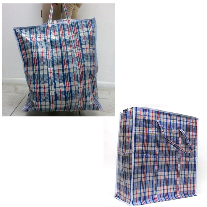 Tote Storage Large Bag Reusable Shopping Groceries Laundry Organizing Zipper Bag