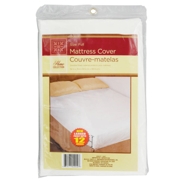 12X Full Size Mattress Pad Cover Protector Large Pocket 12" Waterproof Allergens