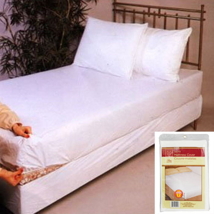 2 PCS Mattress Cover Protector Full Size Pad Waterproof Dust Proof Nonallergenic