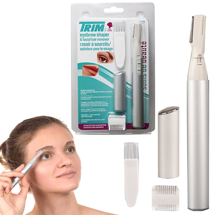 Trim Eyebrow Shaper Facial Hair Remover Electric Eye Brow Razor Painless Trimmer