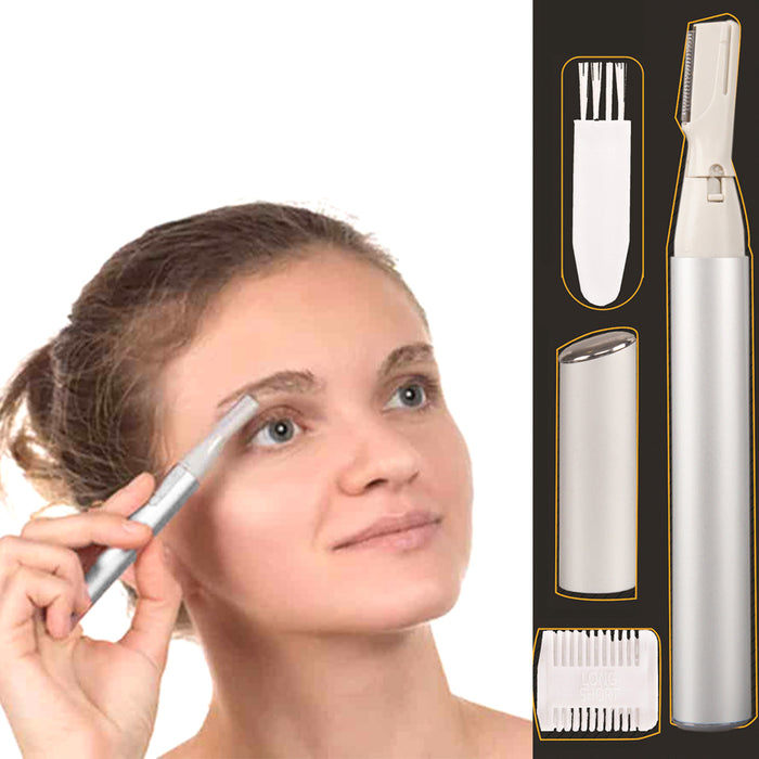 Trim Eyebrow Shaper Facial Hair Remover Electric Eye Brow Razor Painless Trimmer
