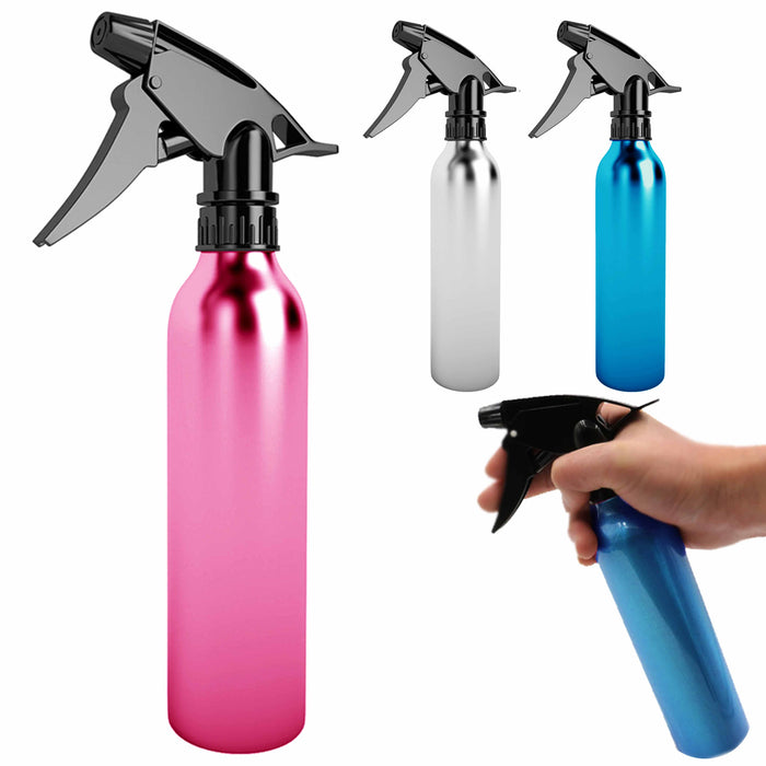 3 Pc 280ML Aluminum Hairdressing Spray Water Bottle Empty Sprayer Mist Hair