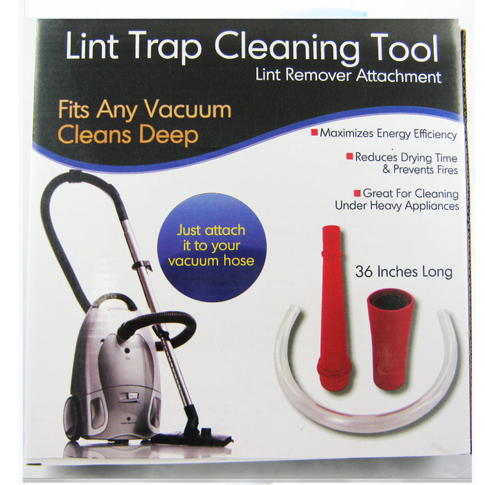 Lint Trap Cleaning Tool Attachments Dryer Vent Removal Deep Vacuum Universal Vac