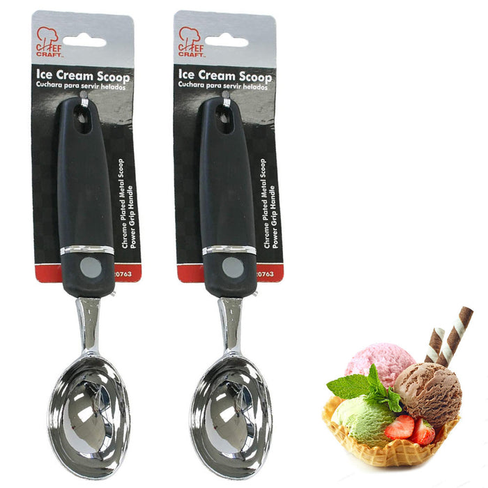 2 PC Ice Cream Scoop Heavy Duty Professional Spade Dessert Scooper Spoon Sorbet