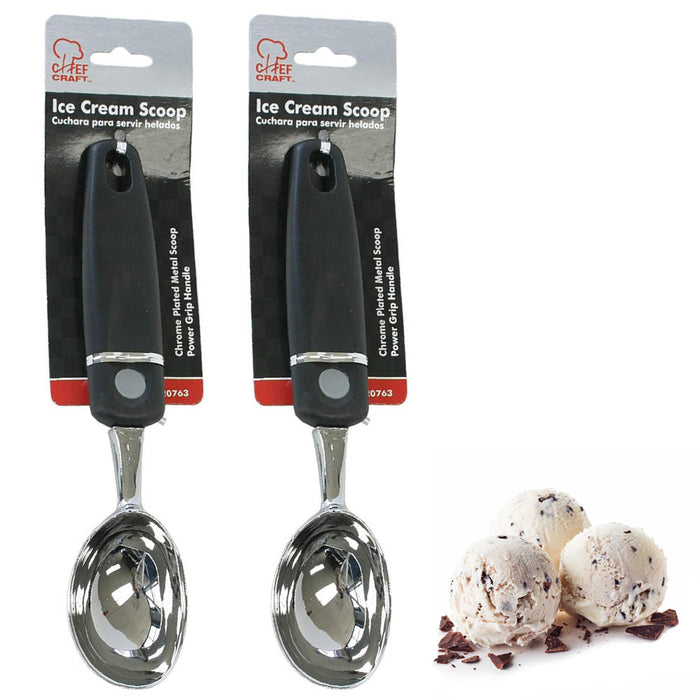 2 PC Ice Cream Scoop Heavy Duty Professional Spade Dessert Scooper Spoon Sorbet