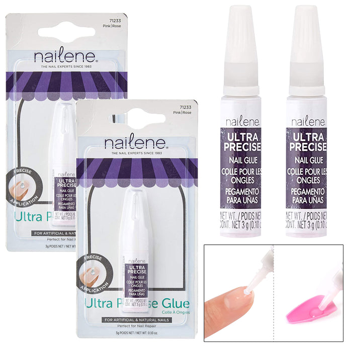 2 Professional Nail Glue Precise Acrylic Natural Nails Artificial Manicure Tips