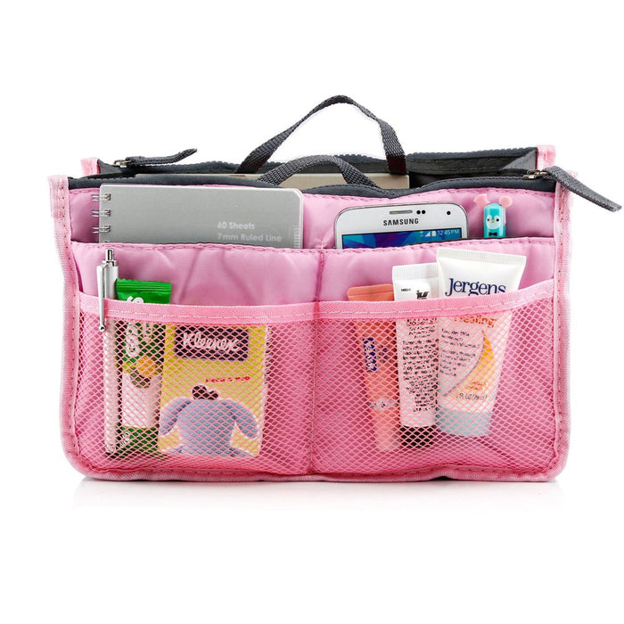 Women Handbag Organizer 12 Pockets Purse Liner Tote Tidy Bag Pouch Tra ...