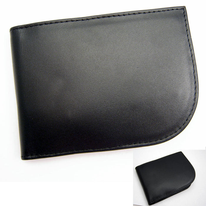 Travelon RFID Blocking Leather Front Pocket Wallet Id Card Mens Black Billfold