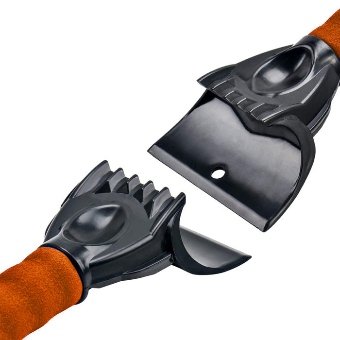 2 Pc Snow Ice Scraper Car Windshield Window Foam Handle Heavy Duty Frost Remover