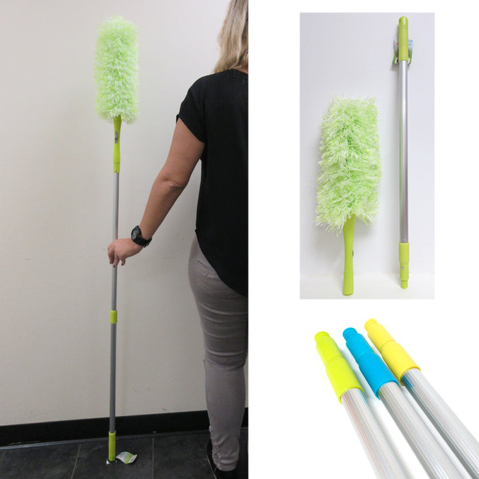 Ceiling Fan Duster Soft Microfiber 20" - 66" Telescoping Extension Cleaning Wash