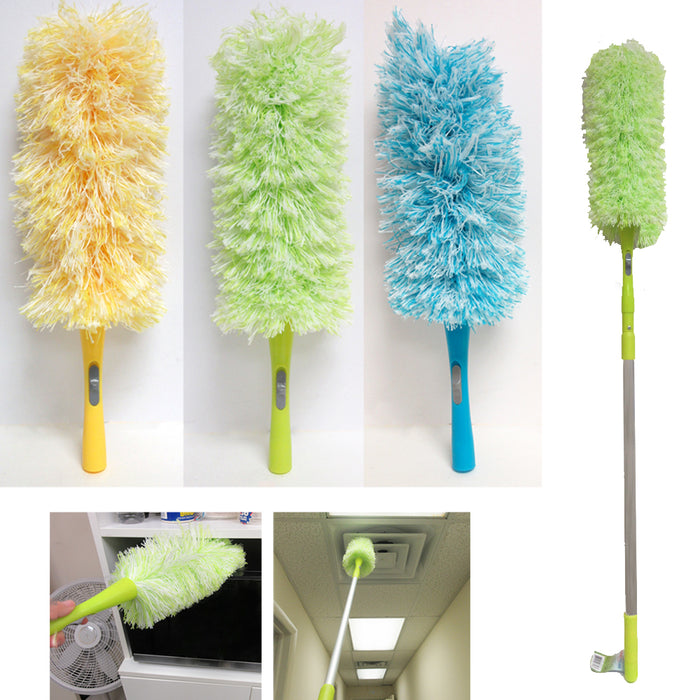 Ceiling Fan Duster Soft Microfiber 20" - 66" Telescoping Extension Cleaning Wash