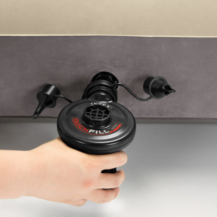 Intex Electric Pump Air Inflator Deflate 3 Nozzles Bed Mattress Toy 110 120V AC