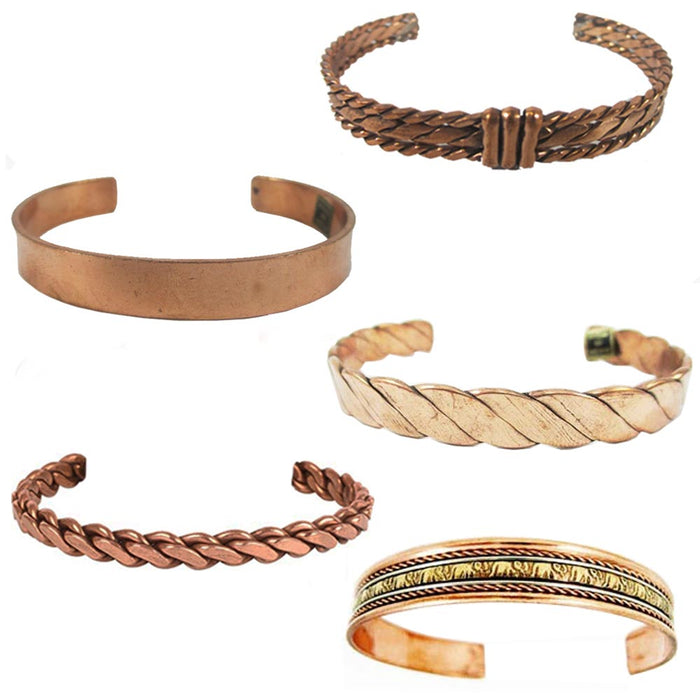 Copper Magnetic Bracelet Antique Copper Arthritis Pain Therapy Energy –  FLATAC Jewelry