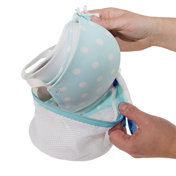 4 Pc Protection Zipper Mesh Laundry Storage Wash Bag For Bra Delicates Lingerie