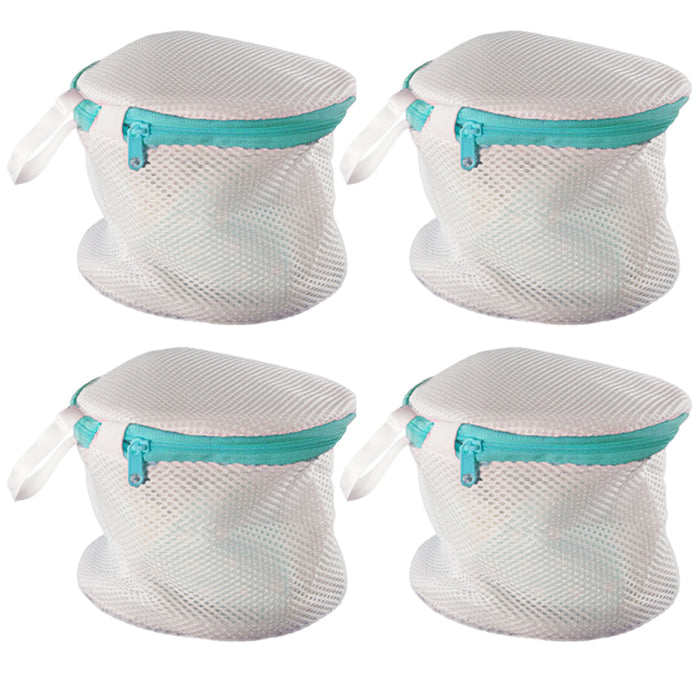 4 Pc Protection Zipper Mesh Laundry Storage Wash Bag For Bra Delicates Lingerie
