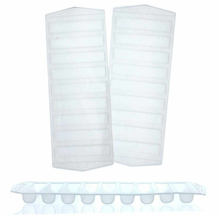 2 Pc Plastic Ice Cube Stick Tray Water Sport Bottle Drink Candy Soap Mold